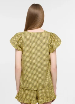 Camicia fit regular a girocollo donna