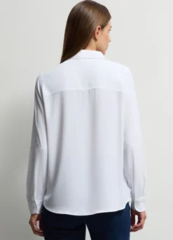 Camicia Fit Regular con colletto alla francese donna