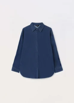 Camicia in denim di mista lyocell donna curvy