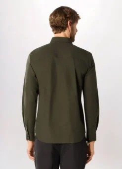 Camicia in misto cotone a quadri uomo