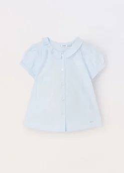 Camicia in popeline di cotone bambina