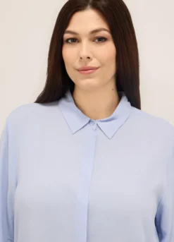Camicia in pura viscosa donna curvy