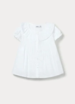 Camicia in puro cotone bambina