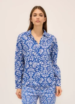 Camicia in puro cotone donna