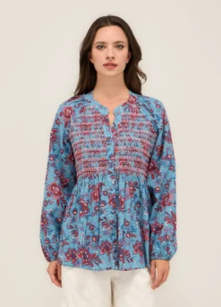 Camicia in puro cotone donna
