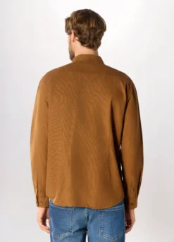 Camicia in velluto di cotone uomo
