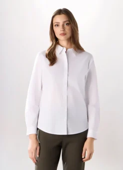 Camicia misto cotone donna