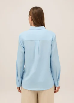 Camicia misto lino donna