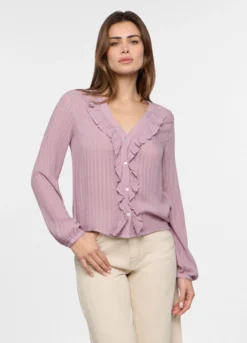 Camicia misto viscosa donna