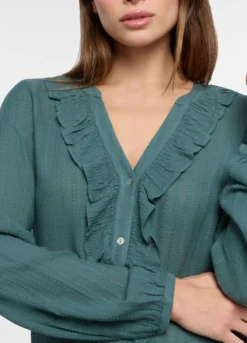 Camicia misto viscosa donna