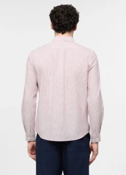 Camicia regular fit a righe con colletto button down uomo