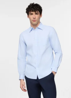 Camicia regular fit a righe uomo