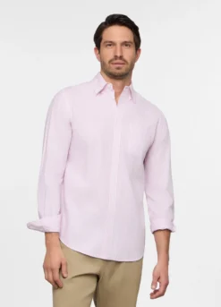 Camicia regular fit a righe uomo