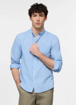 Camicia regular fit colletto button down uomo