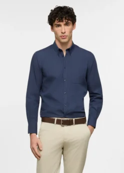 Camicia regular fit colletto button down uomo