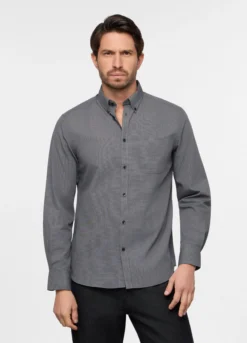 Camicia regular fit colletto button down uomo