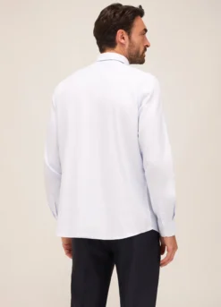 Camicia regular fit colletto francese in cotone uomo