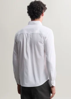 Camicia regular fit colletto button down in cotone uomo