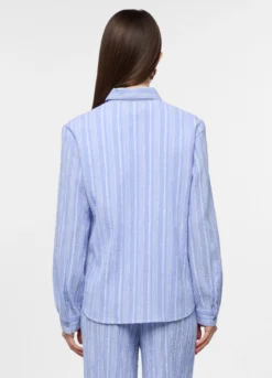 Camicia regular fit con colletto alla francese donna