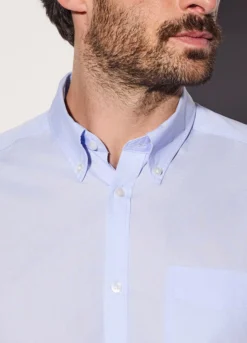 Camicia regular fit con colletto button down uomo