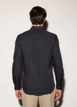 Camicia regular fit con colletto button down uomo