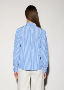 Camicia regular fit con fiocco donna