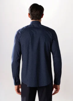 Camicia regular fit con stampa uomo