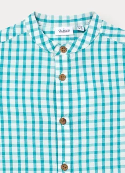 Camicia regular fit in puro cotone bimbo
