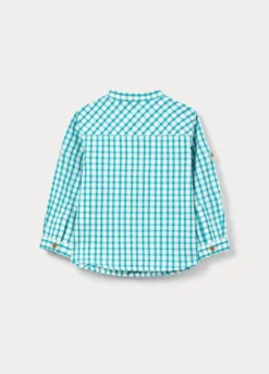 Camicia regular fit in puro cotone bimbo