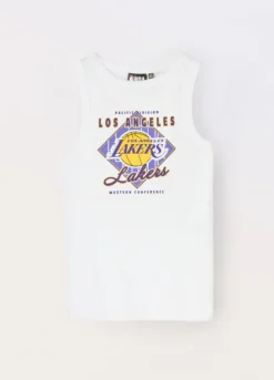 Canotta NBA in costina di cotone stretch ragazza