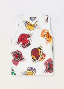 Canotta NBA in puro cotone ragazzo