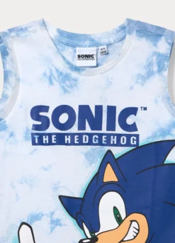 Canotta Sonic in jersey di puro cotone bambino