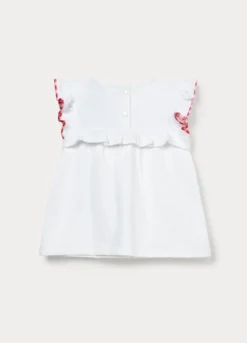 Canotta in jersey di cotone stretch bimba