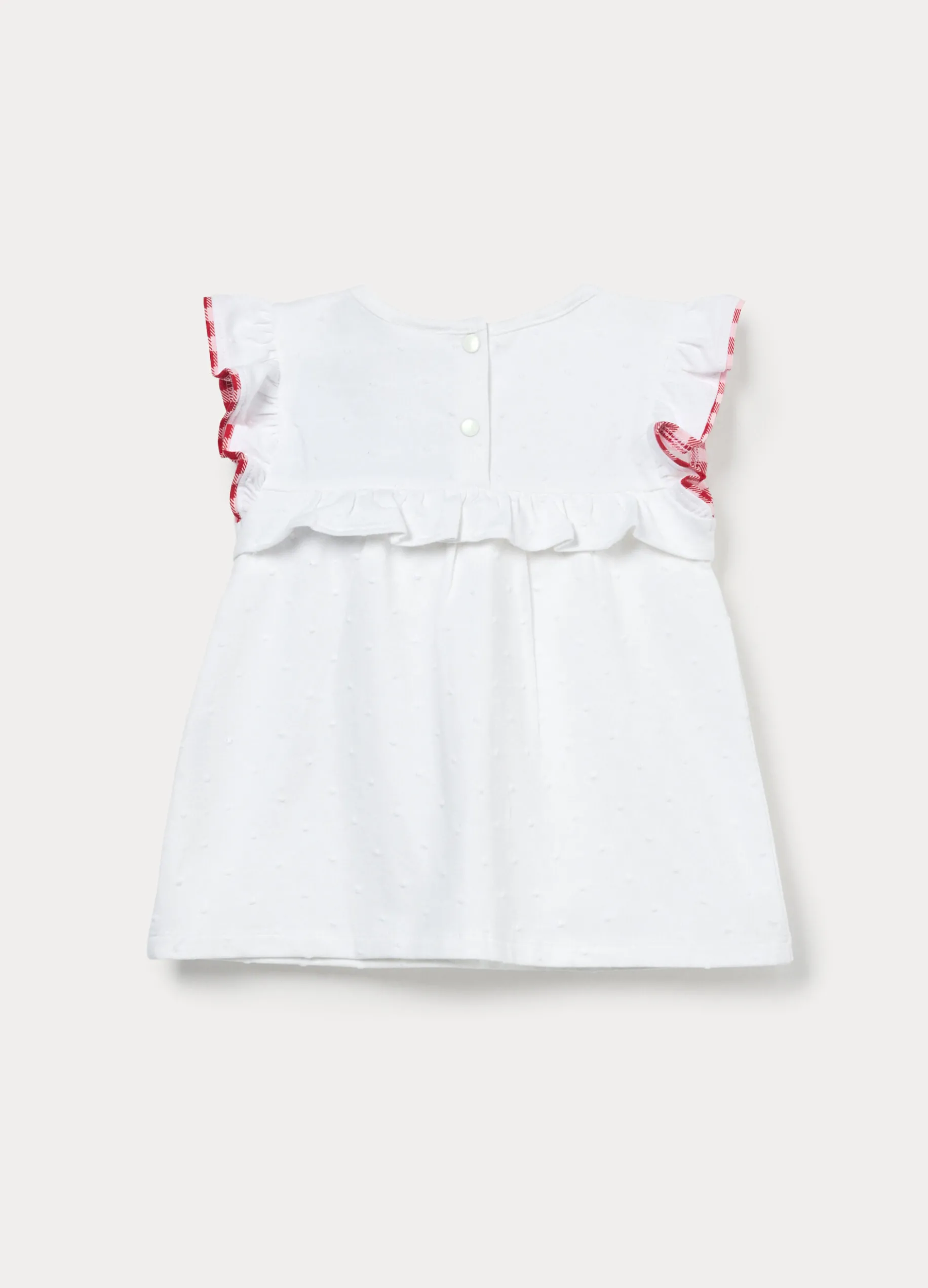 Canotta in jersey di cotone stretch bimba