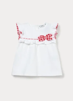 Canotta in jersey di cotone stretch bimba