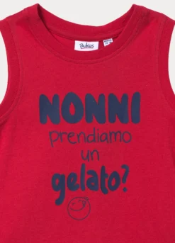 Canotta in jersey di puro cotone bimbo