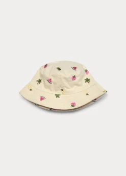 Cappello alla pescatora in twill di puro cotone