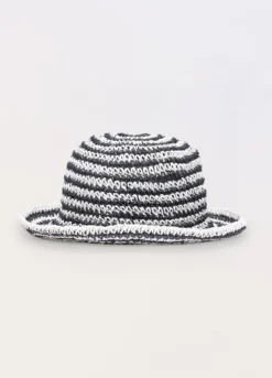 Cappello a righe donna