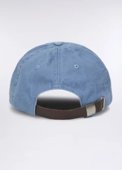 Cappello baseball effetto denim con toppa uomo