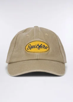 Cappello baseball effetto denim con toppa uomo
