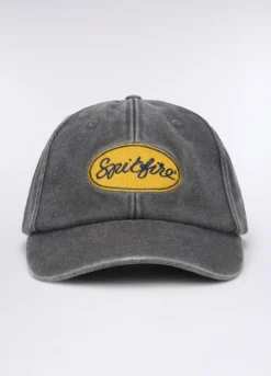 Cappello baseball effetto denim con toppa uomo