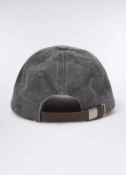 Cappello baseball effetto denim con toppa uomo
