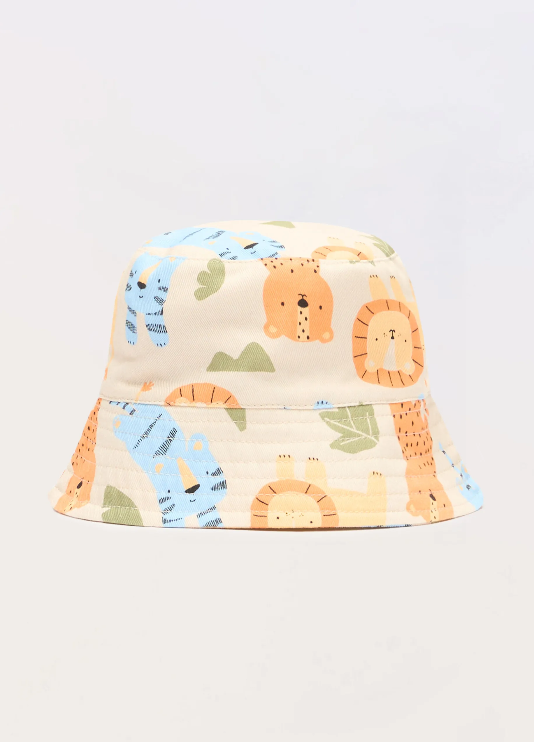 Cappello pescatore in puro cotone neonato