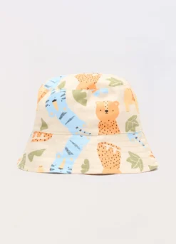 Cappello pescatore in puro cotone neonato