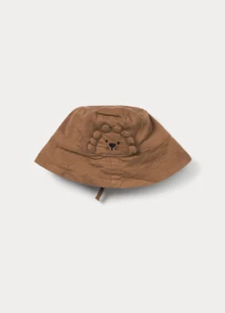 Cappello pescatore in twill neonato