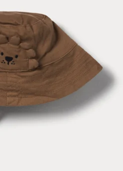Cappello pescatore in twill neonato