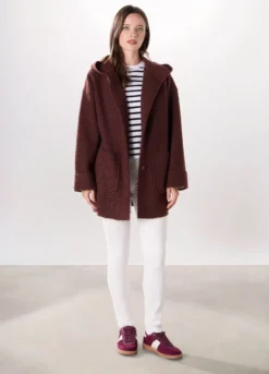 Cappotto bouclé donna