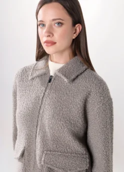Cappotto bouclé donna