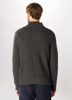 Cardigan a costa inglese con bottoni uomo