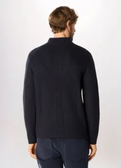 Cardigan a costa inglese con bottoni uomo